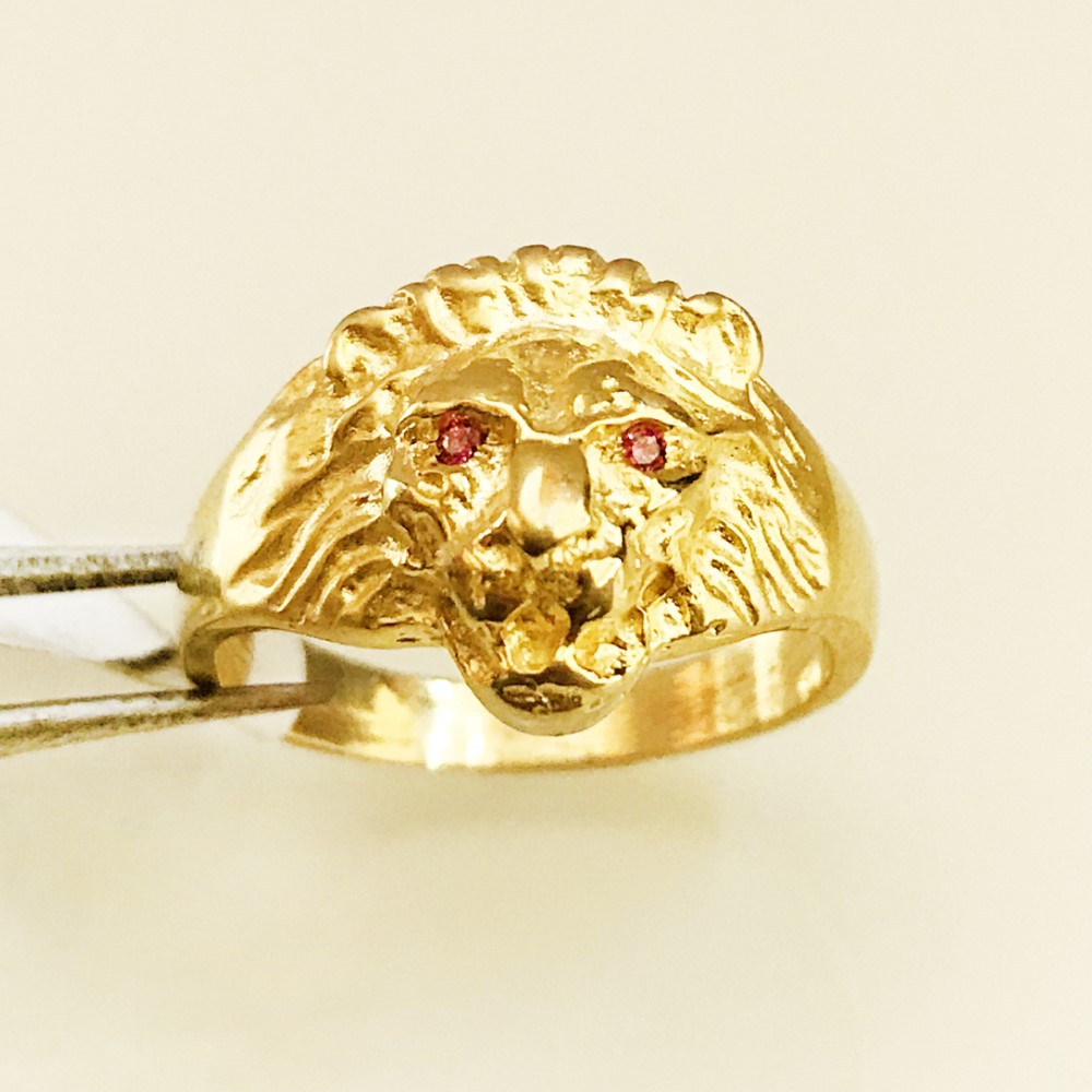 Fine Jewelry 18 Kt Hallmark  Solid Yellow Gold Men'S Ring Size 8-12