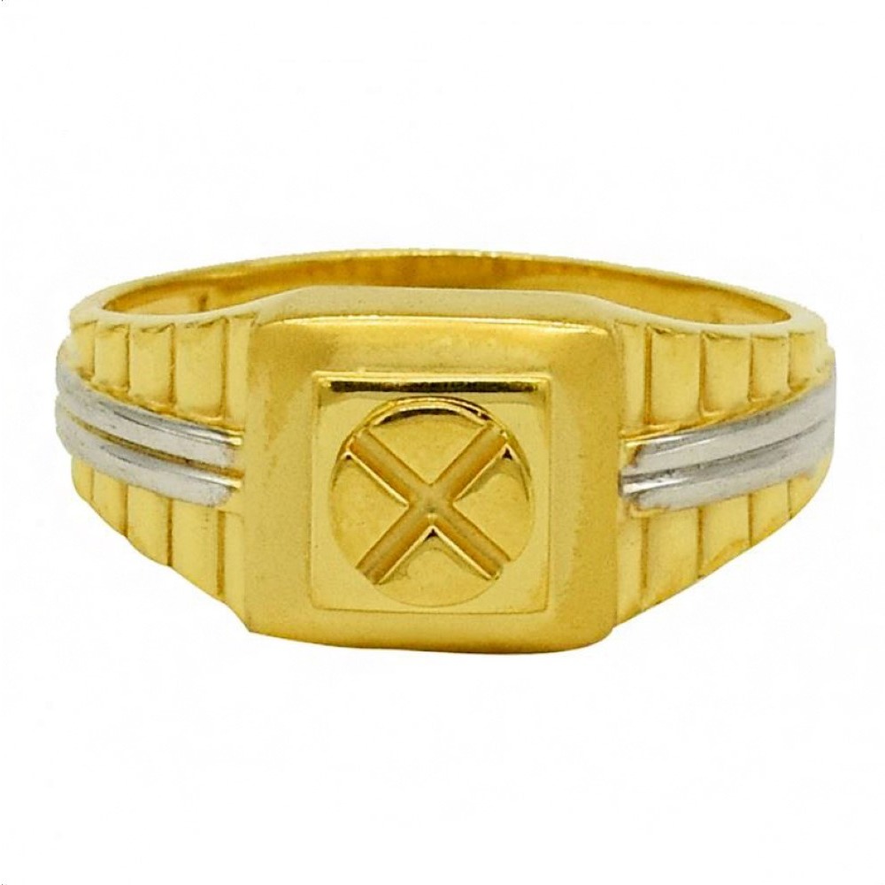 Fine Jewelry 22 Kt Hallmark  Solid Yellow Gold Men'S Ring Size 8-12
