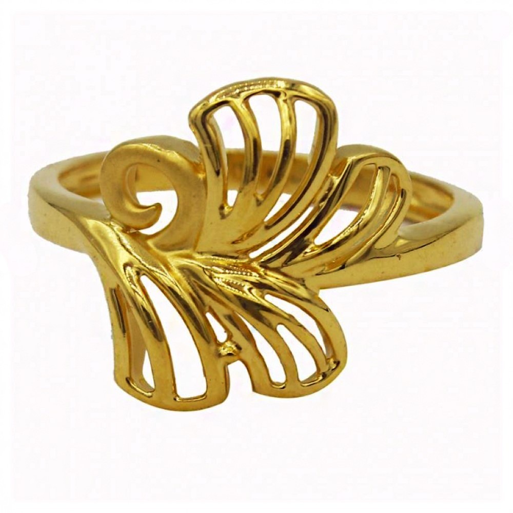Fine Jewelry 22 Kt  Solid Yellow Gold Women'S Engagement Ring Size 5-9
