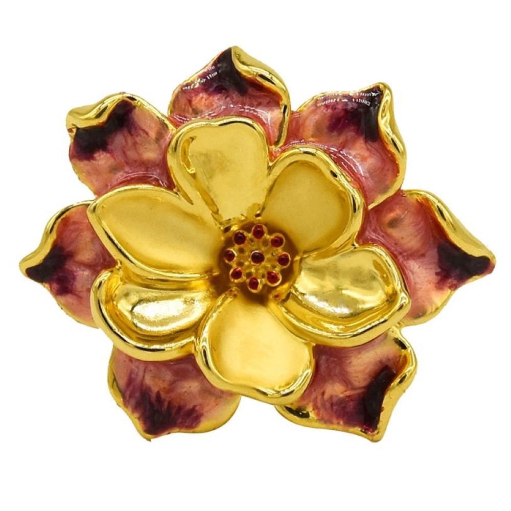 Fine Jewelry 22 Kt   Yellow Gold Wedding Women'S Flower Ring Size 6,7