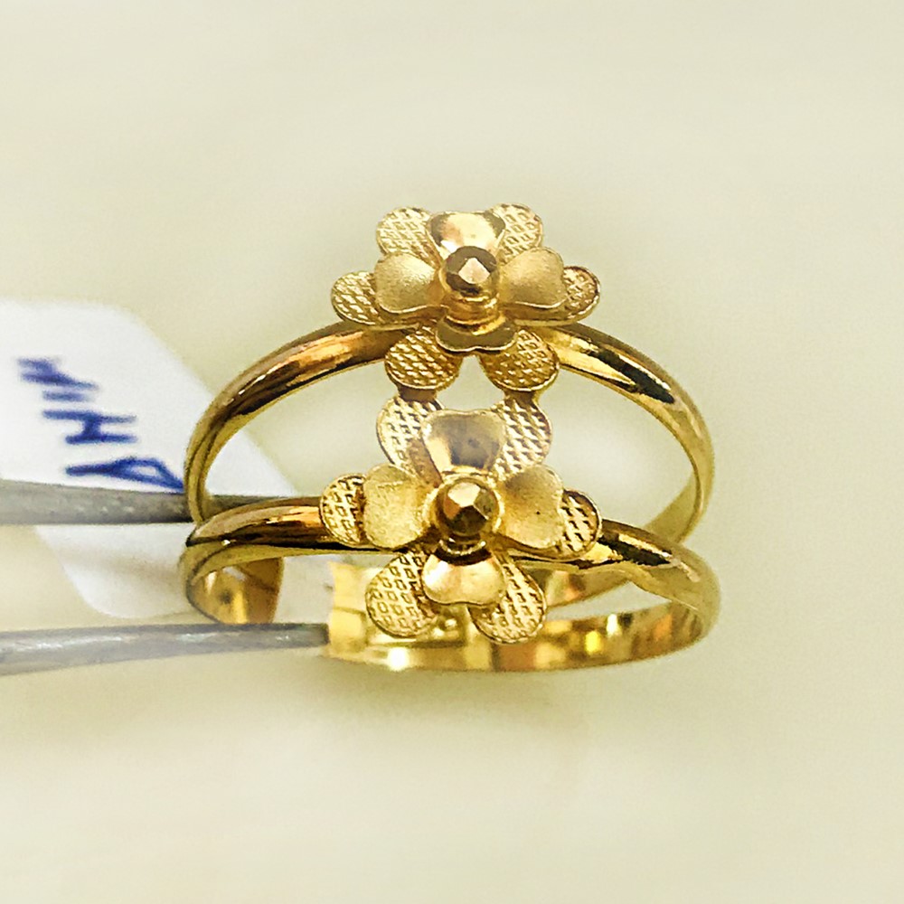 Fine Jewelry 18 Kt Hallmark  Solid Yellow Gold Women'S Ring Size 5-9