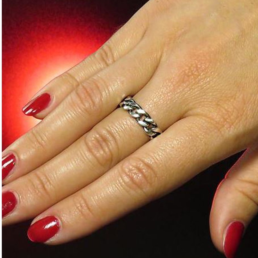 14 Kt Hallmark Real Solid White Gold Celtic Knot Ethnic Ring Size 5-10