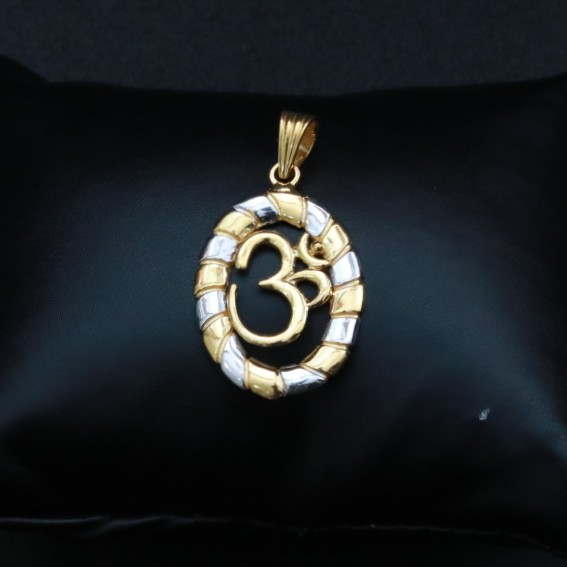 22kt OM Plain Pendant PN5752