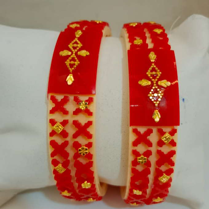 2 piece cnc gold plastic chudi