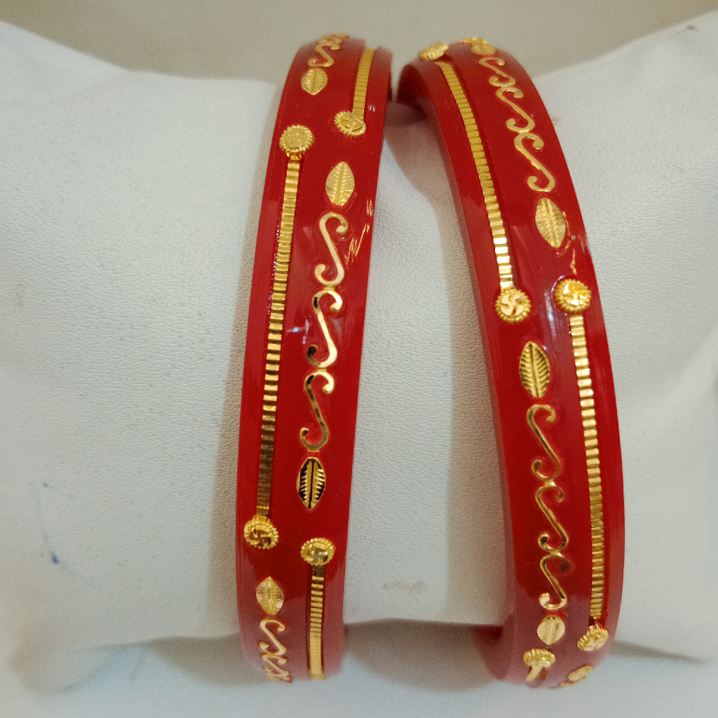 Fancy teliya gold plastic chudi