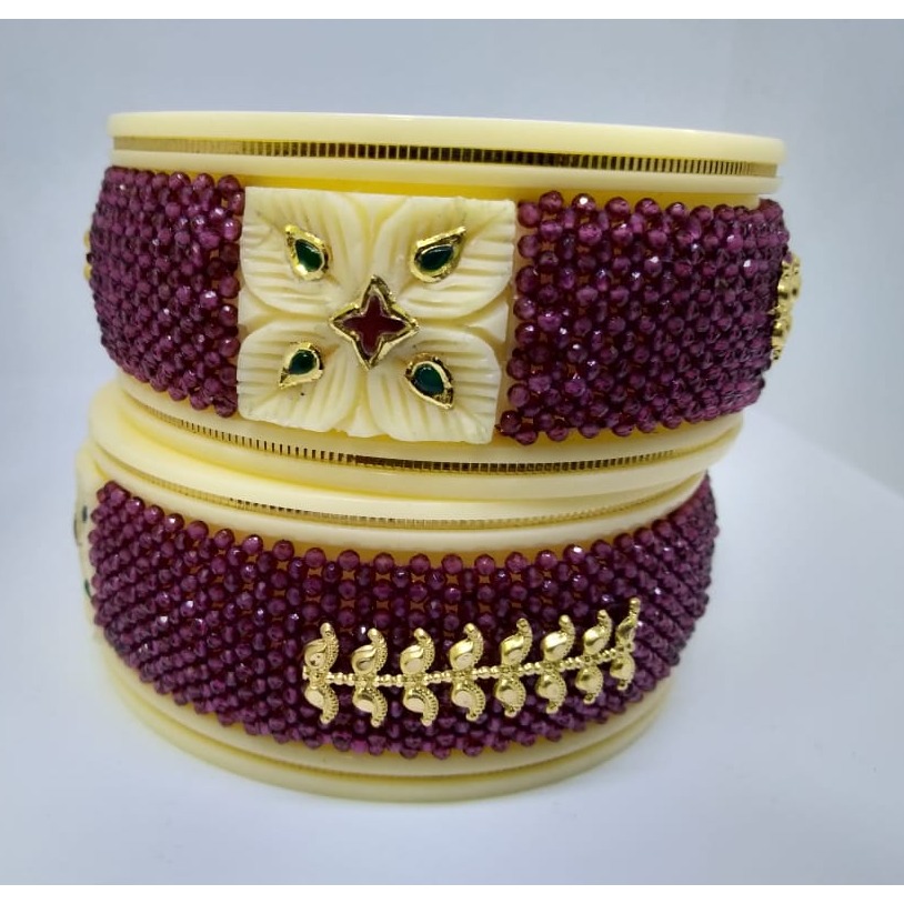 Gold Flower Classic Design Hallmark Plastic Bangle