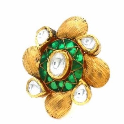 Pearl Interlink Ring For Women