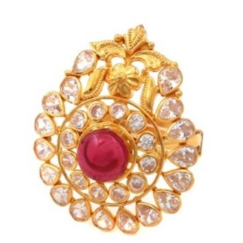 Pearl Attractive Floral Ring For Women