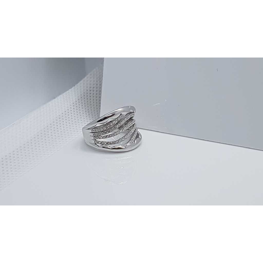 925 antique diamond Studded Silver ring