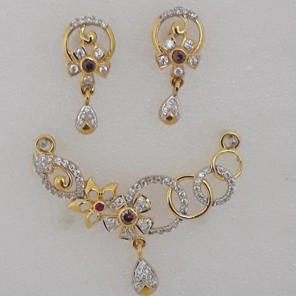 916 cz gold exclusive ms set