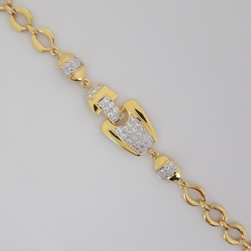 916 Gold decent bracelet