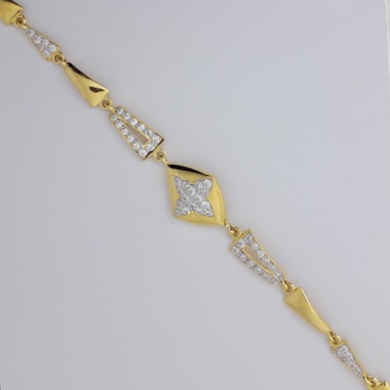 916 Gold unique bracelet
