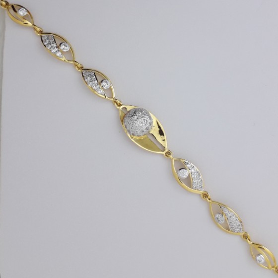 916 Gold fancy bracelet