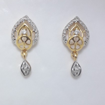 916 Gold fancy earrings MS6709