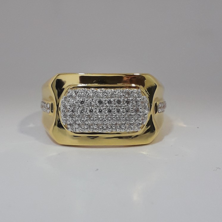 916 Gold classic ring for men MJ-CG4932