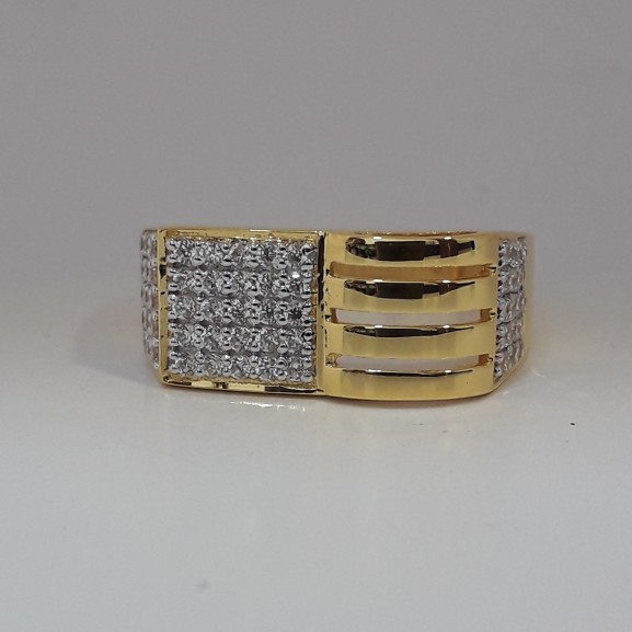 916 Gold casual gents ring MJ-OZ6241