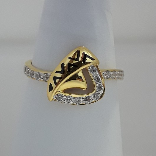 916 Gold fancy carving ring for woman MJ-DK9348