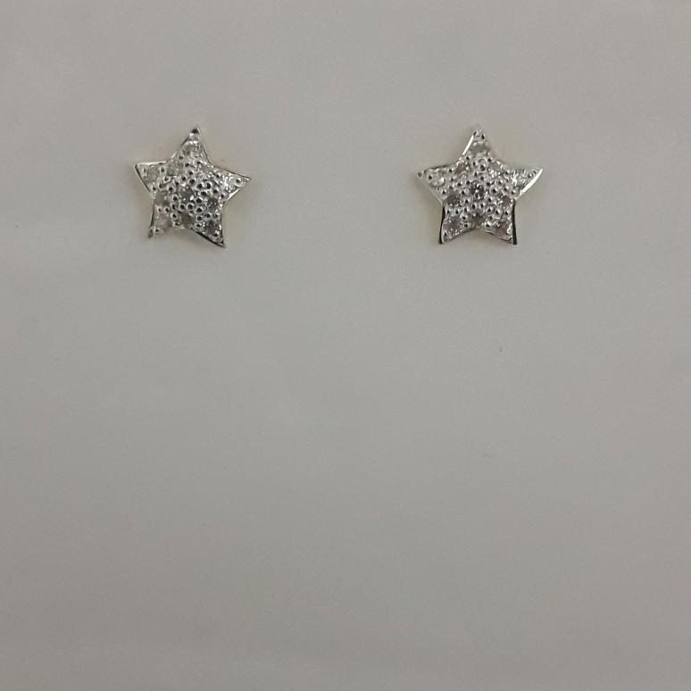 916 Gold star shape earrings