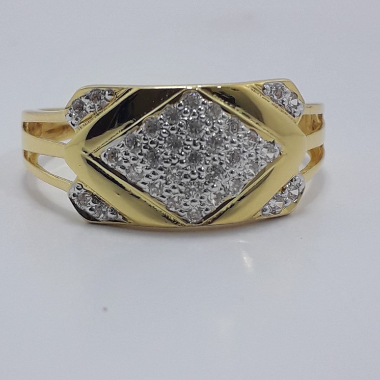 22ct light weight Gents ring
