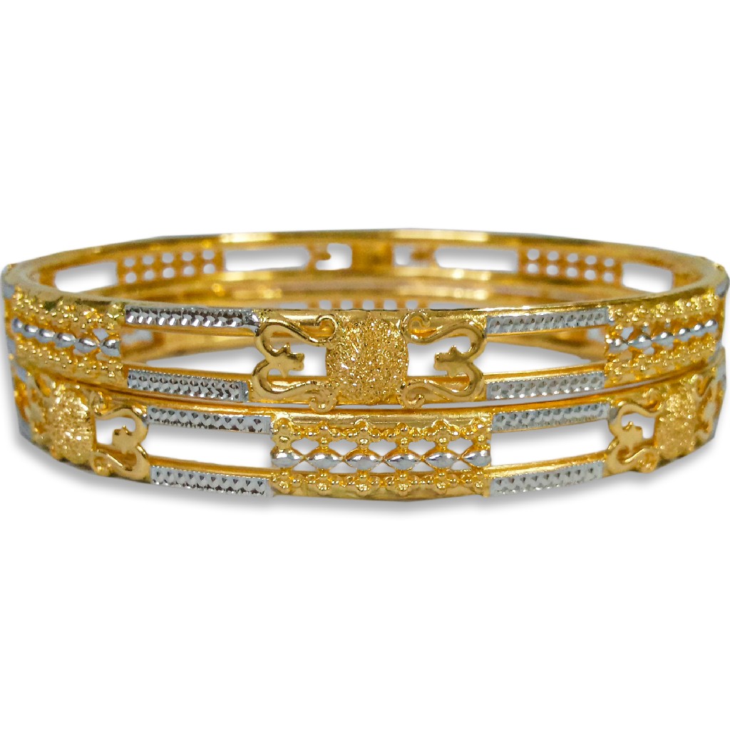 DOUBLE PIPE 22KT/916 GOLD  KADLI BANGLE