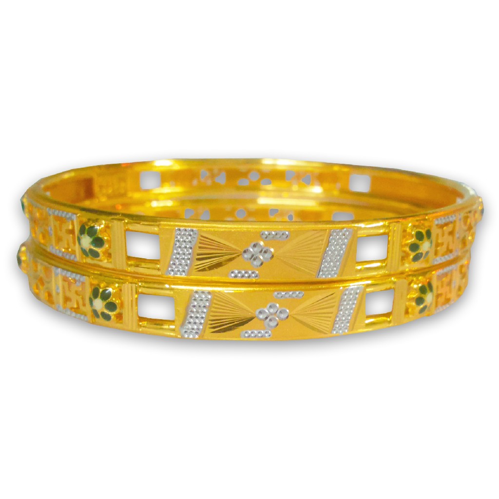 TRADITIONAL GOLD  KADLI BANGLE