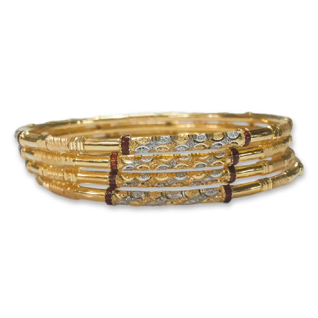 SIMPLE 22KT/916 GOLD  KADLI BANGLE