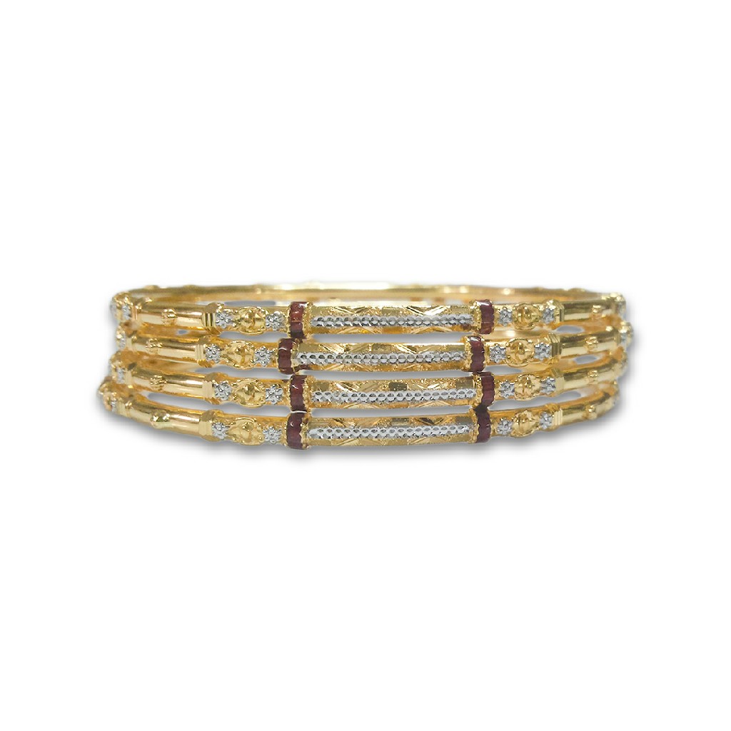 22KT/916 STYLISH GOLD  KADLI BANGLE