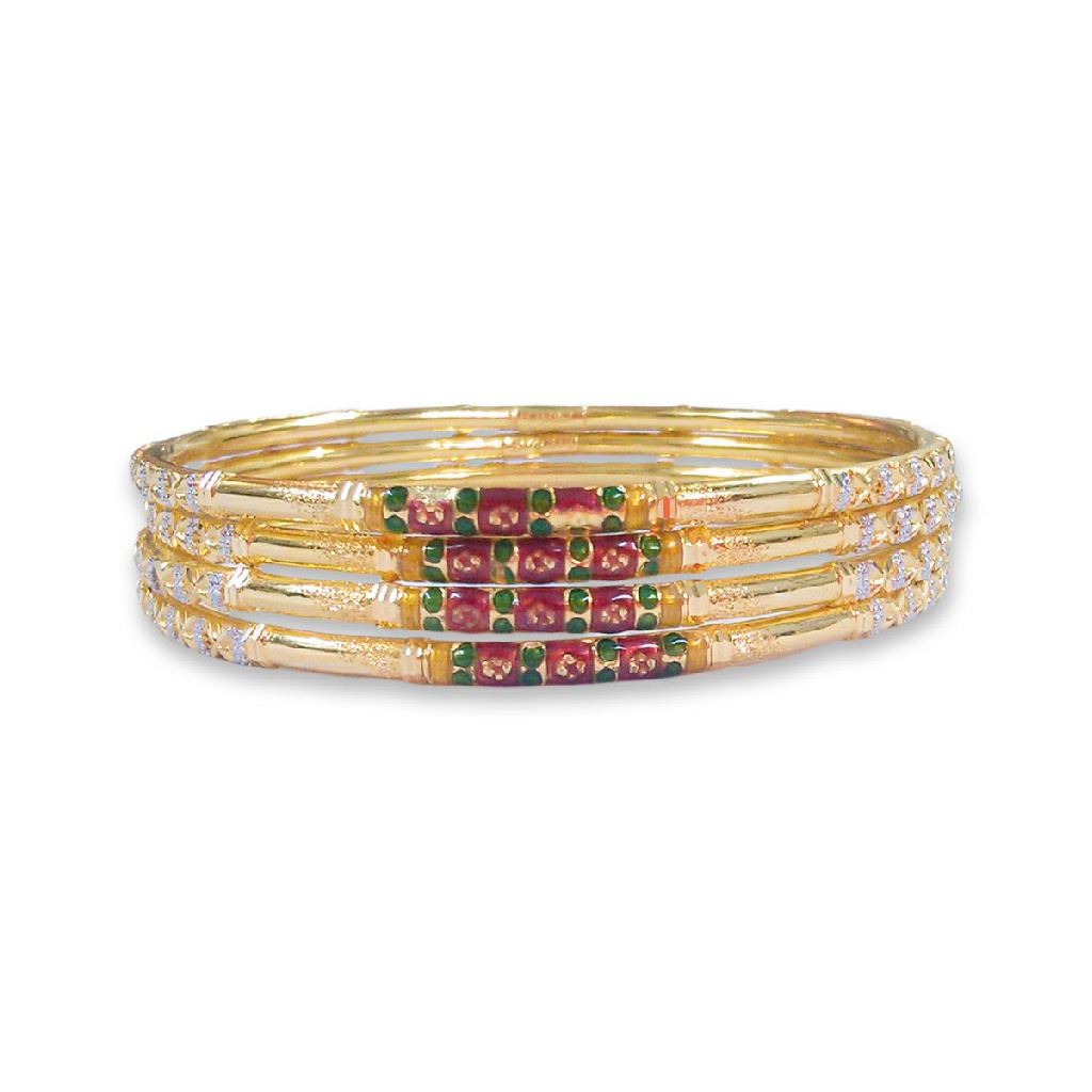 22kt yellow gold  kadli bangle