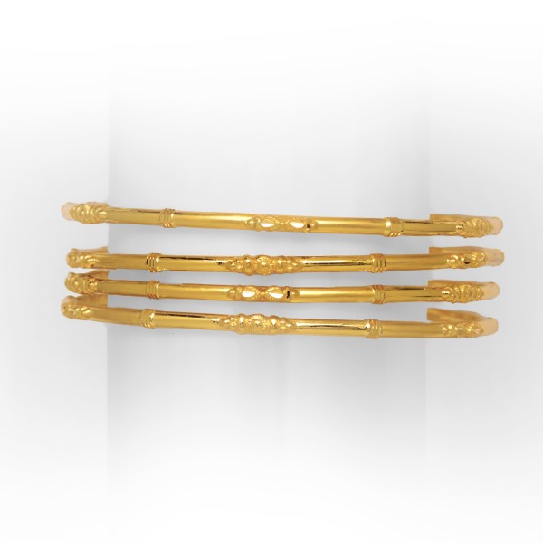 22KT/916 DECENT DESIGNED 4 PIPE GOLD  KADLI