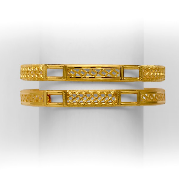 GOLD FANCY DESIGNED  KADLI BANGLE