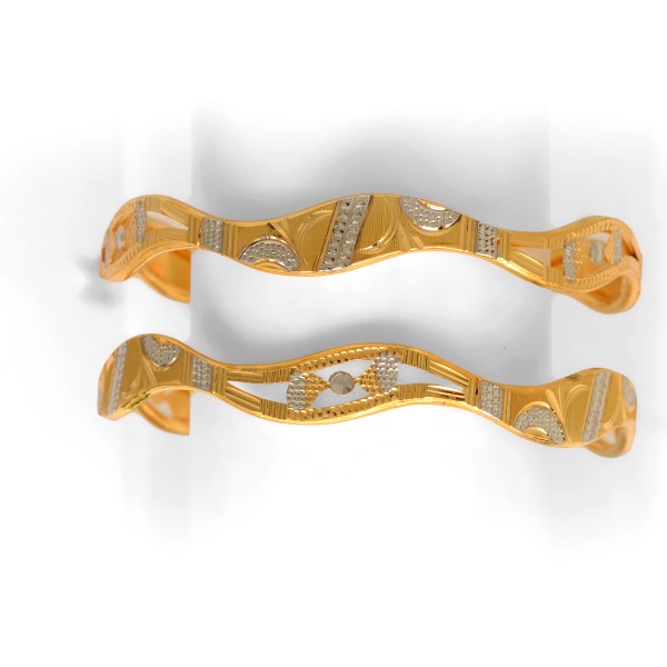 GOLD CLASSY VAKIYA  KADLI BANGLE