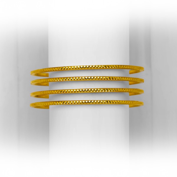 GOLD SIMPLE DESIGNED  KADLI BANGLE