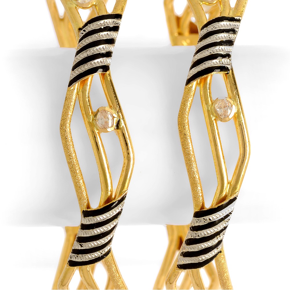 916 Gold Fancy  Kadali Bangle BO-30