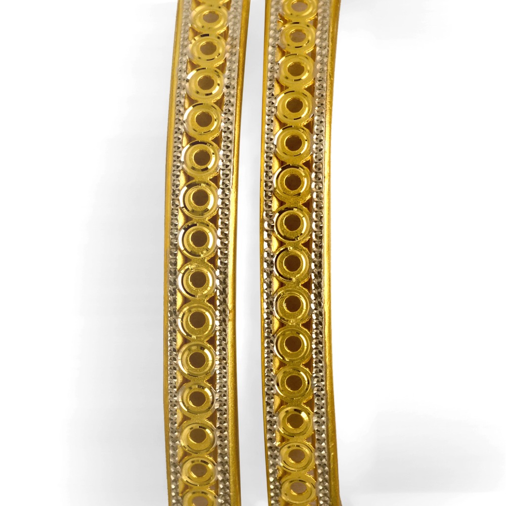 22Kt Gold Antique  Kadali Bangle BO-022