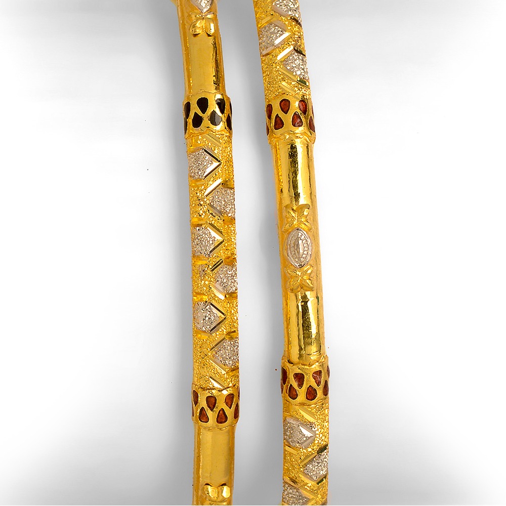 22KT Gold Single Line Kadali BO-010
