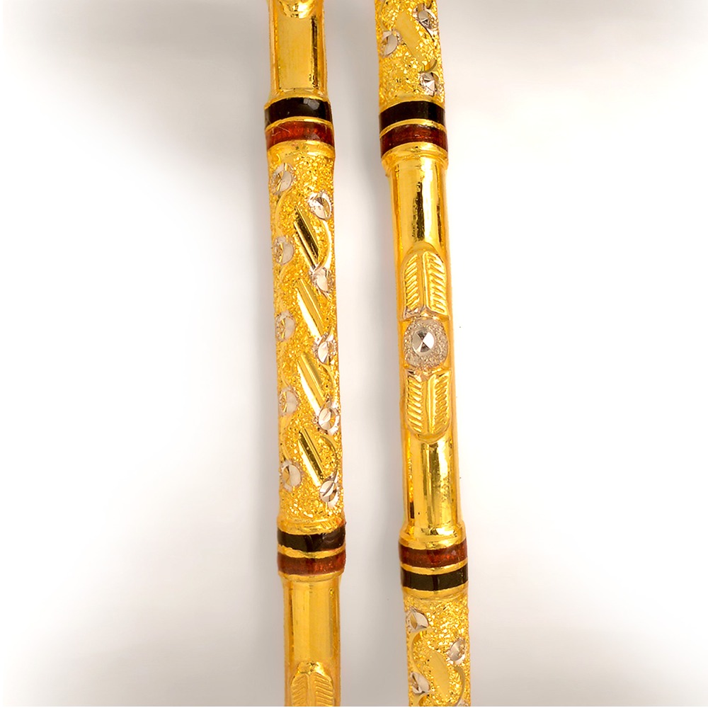 916 Gold Fancy Meenakari  Kadali BO-009