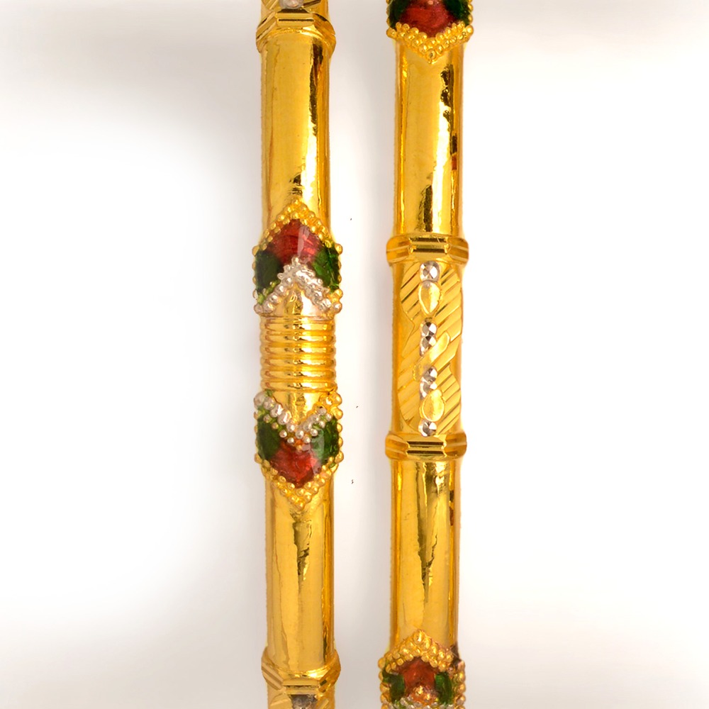 22Kt Gold Colorful  Kadali BO-002