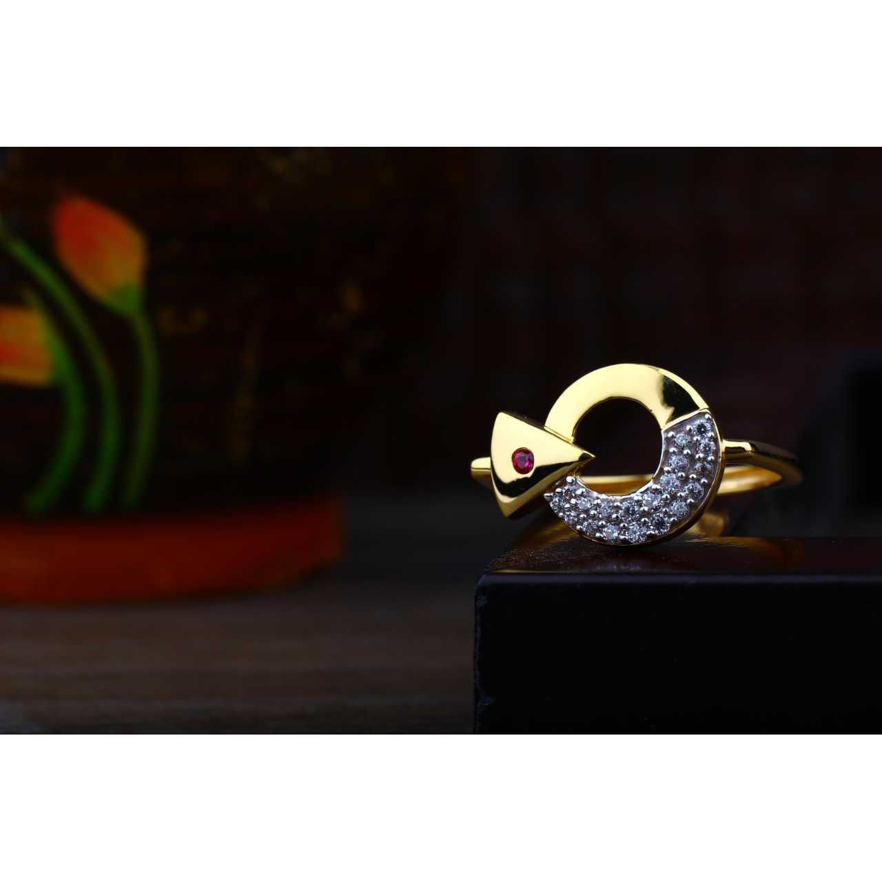 22ct Solitaire Cocktail Ladies Ring