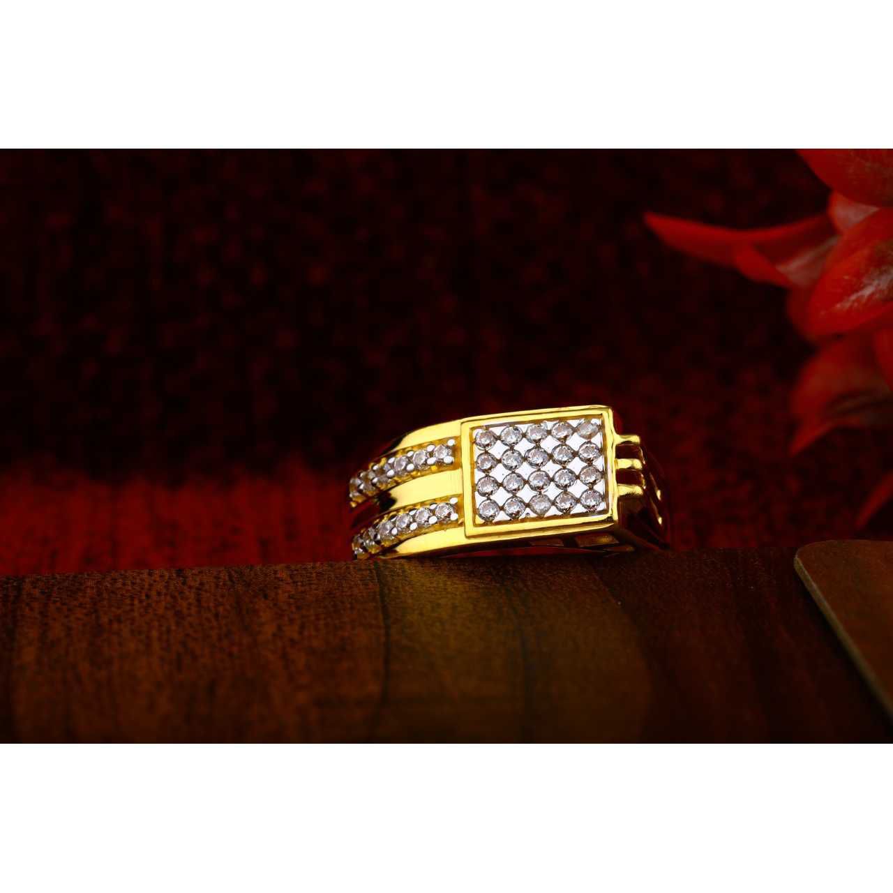 92 Fancy  Square Gents Ring