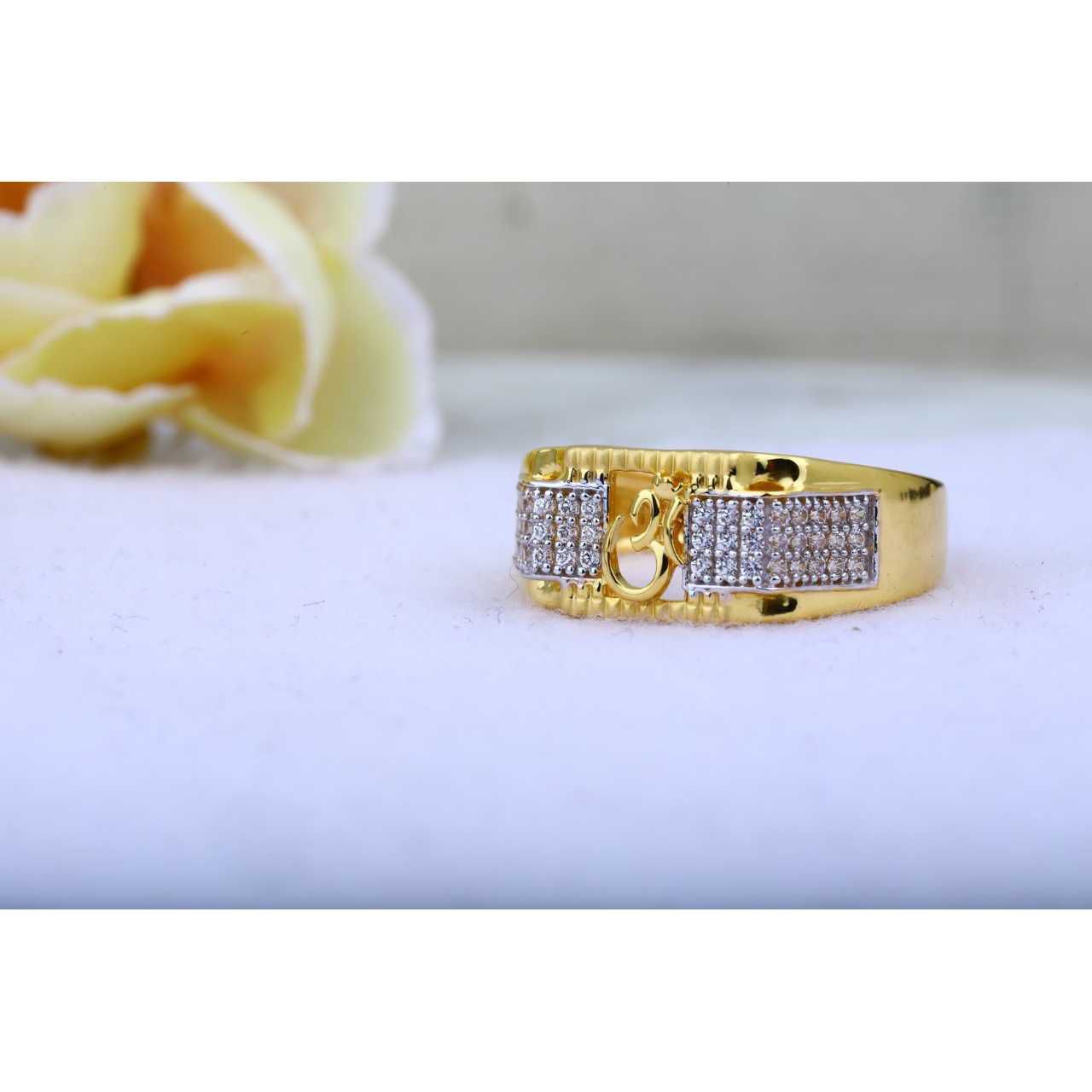 92 CZ Om Gents Ring