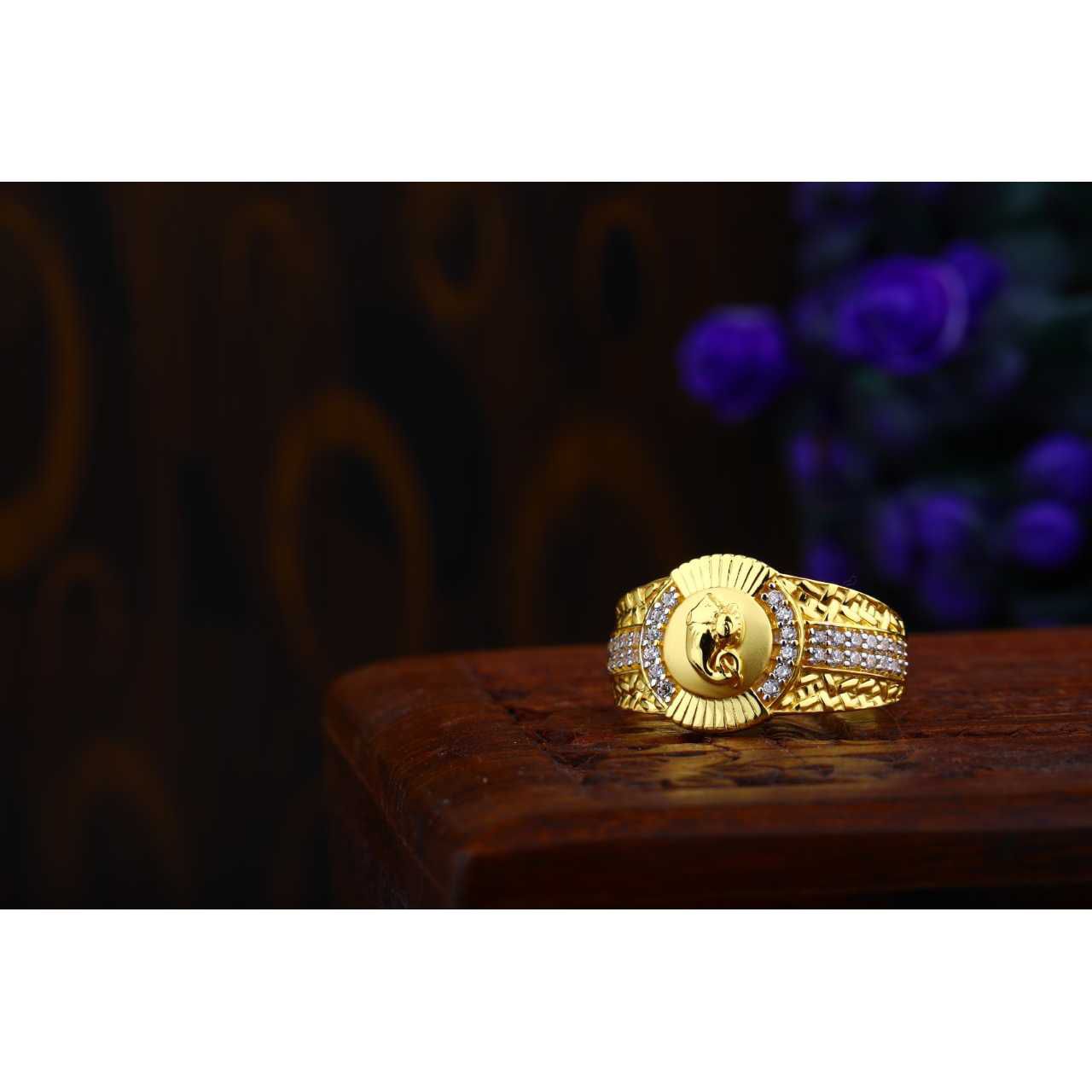 22ct God Gents Ring