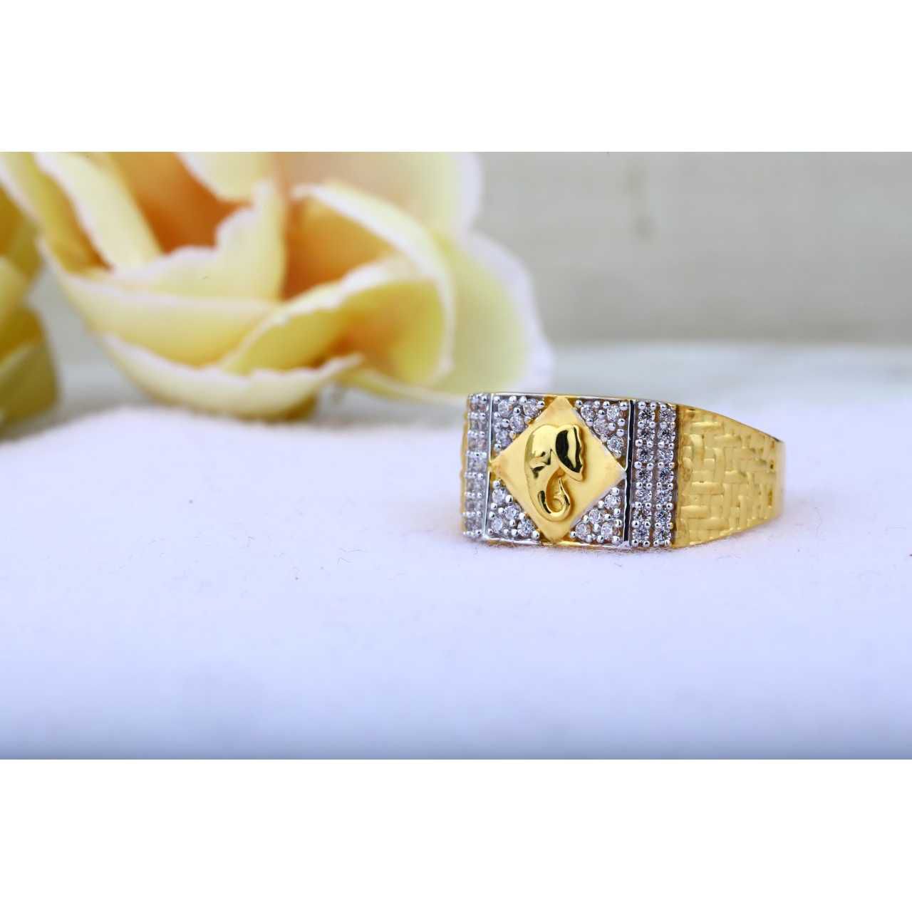 916 CZ God Gents Ring