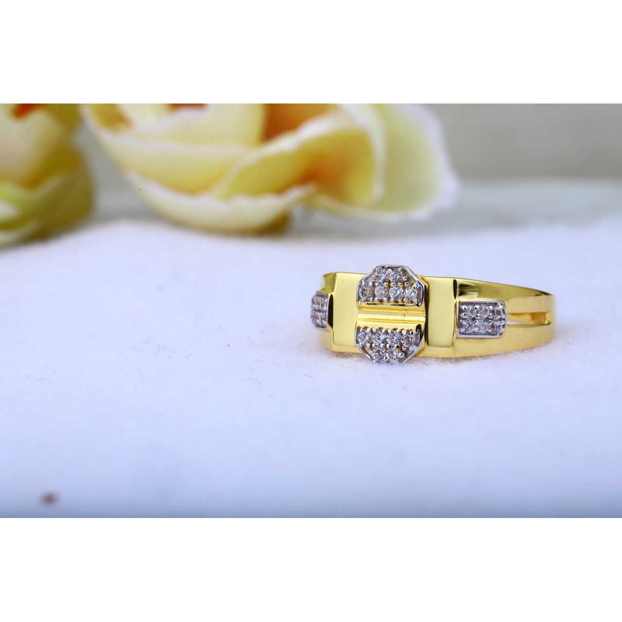916 CZ Gents Ring