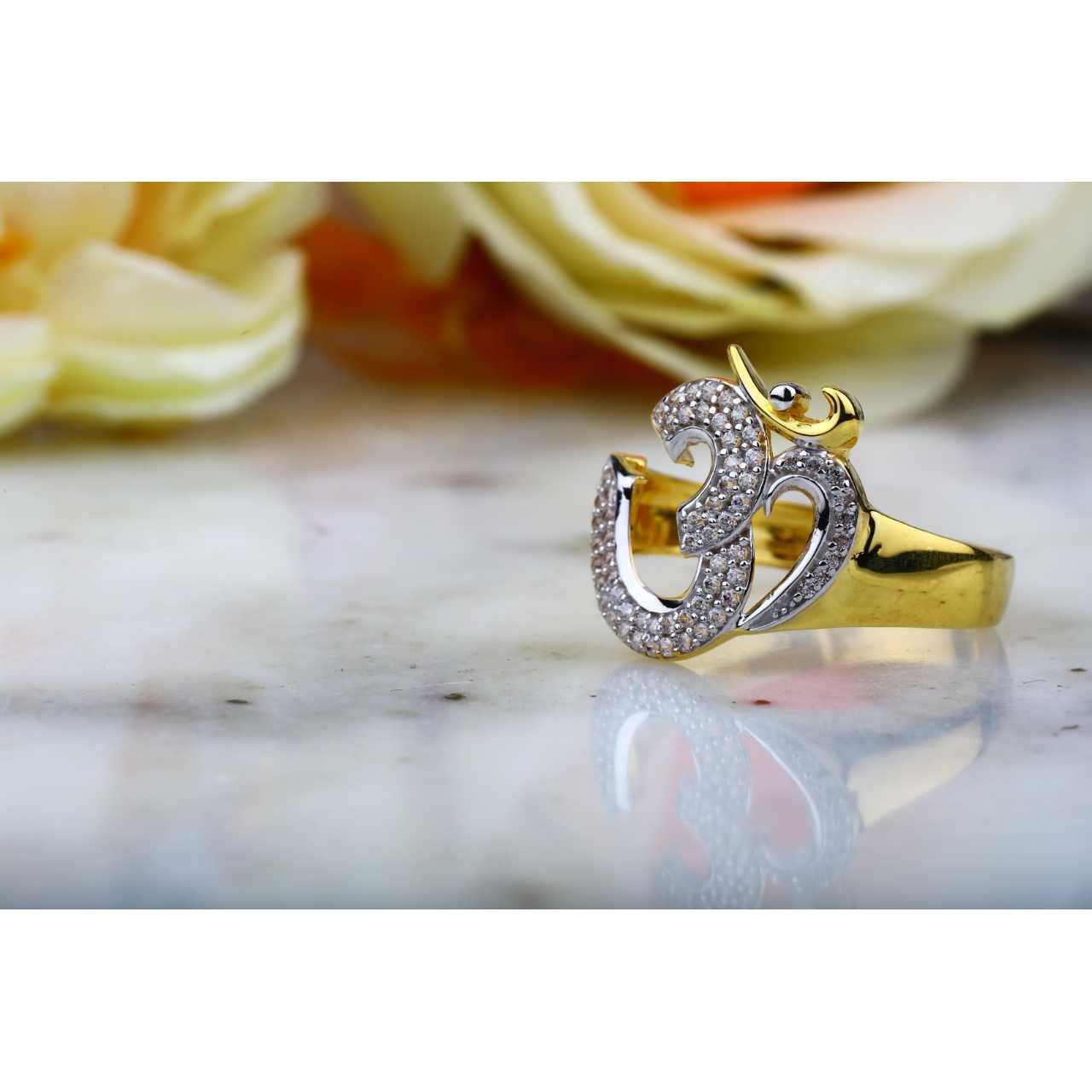 22ct  Om Gents Ring