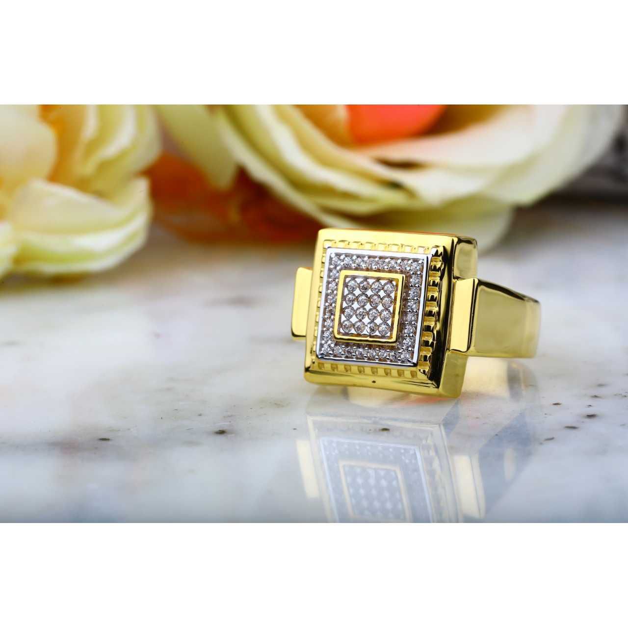 92 Square Gents Ring