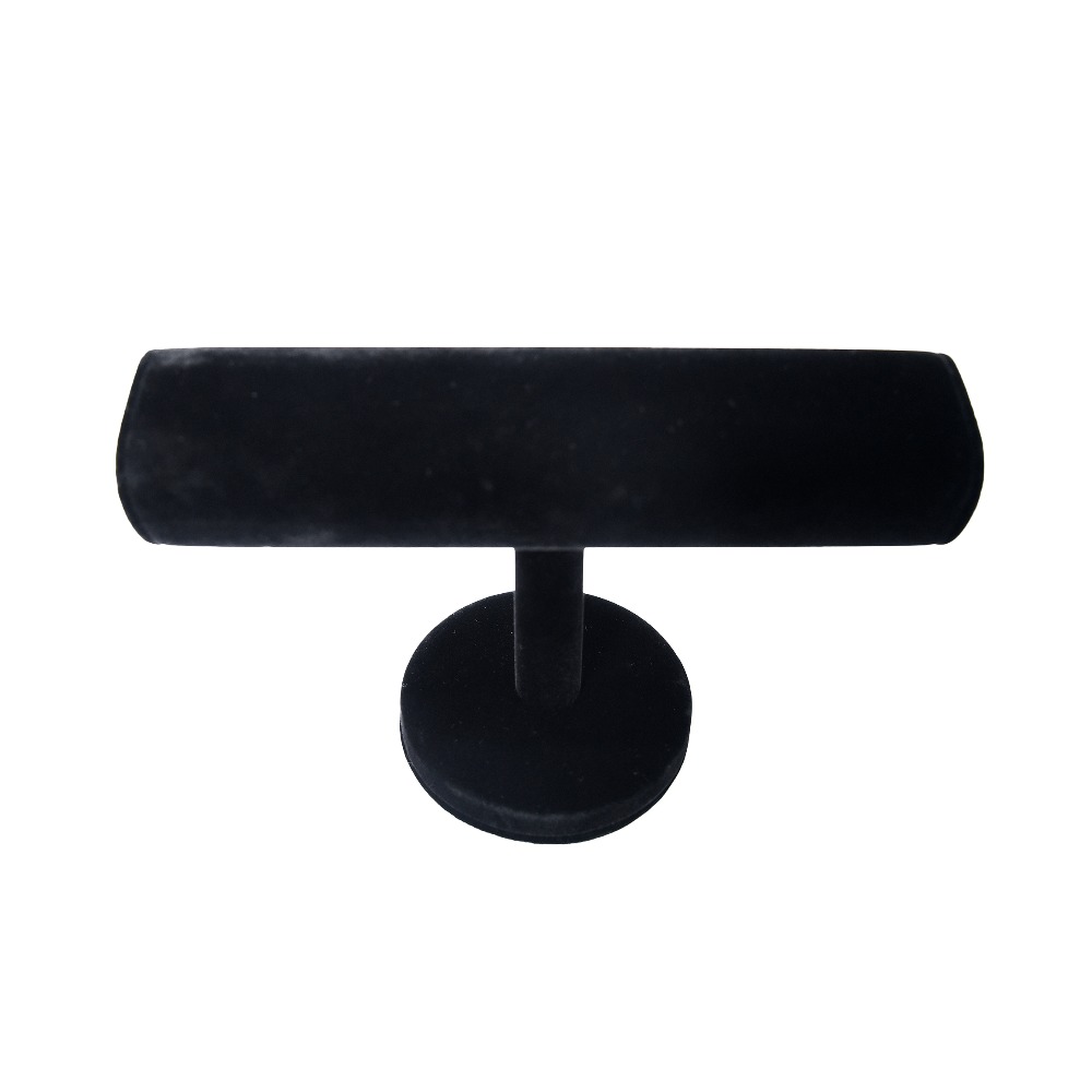jewellery bangle/bracelet stand black fur