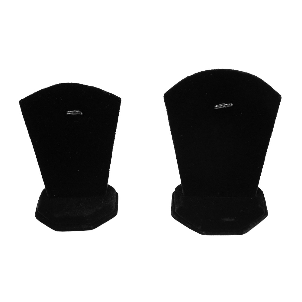 jewellery p.set stand black fur