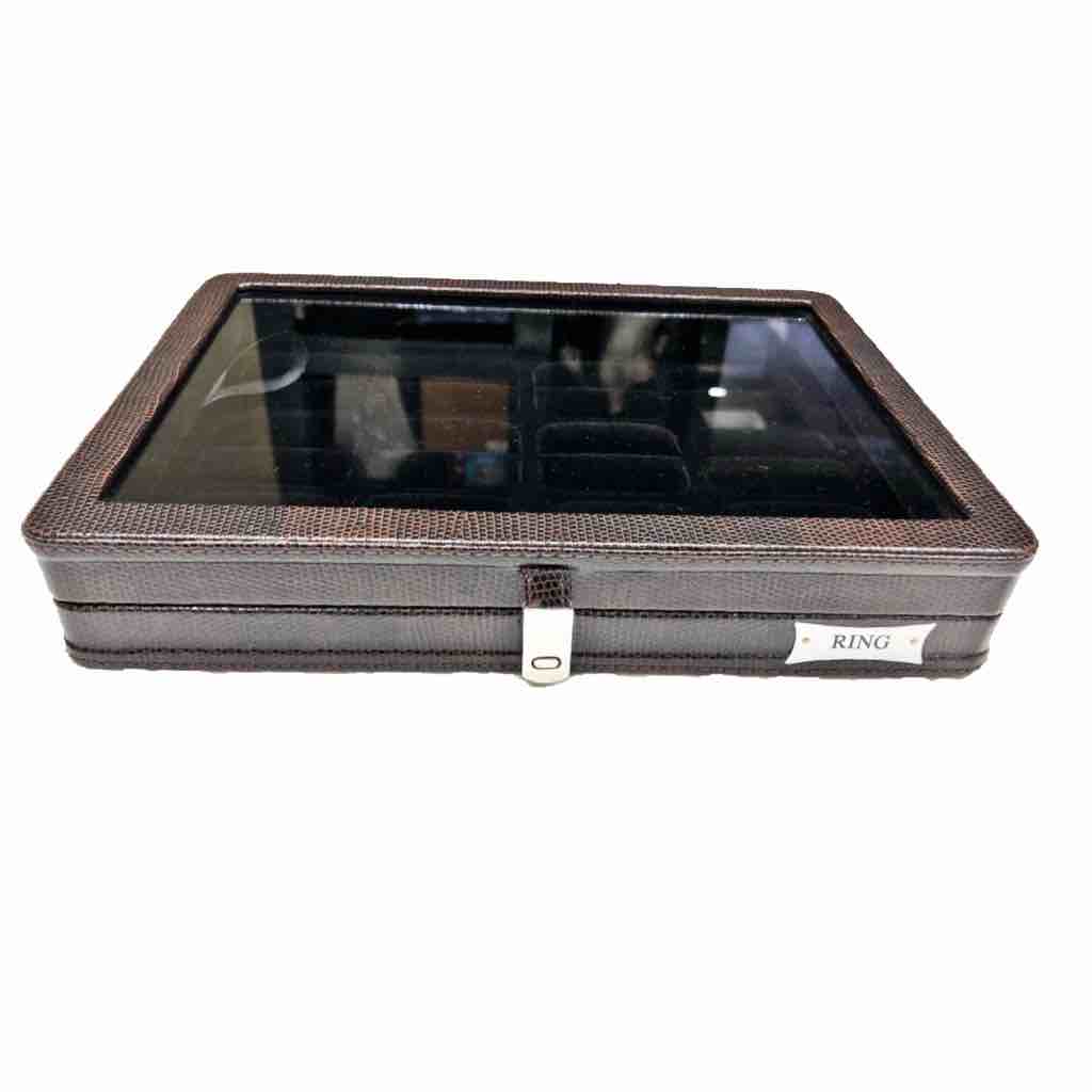 Jewellery Stock box brown liz T/P