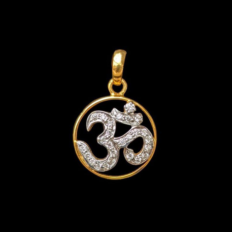 Gold Om Pendant