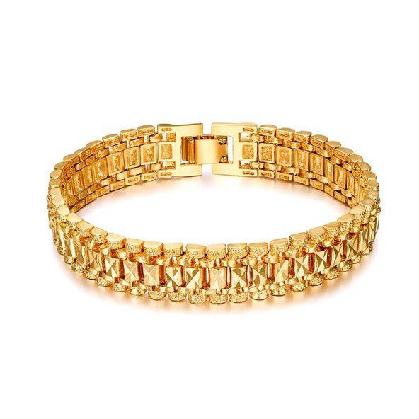 Plain Gold Gents bracelet